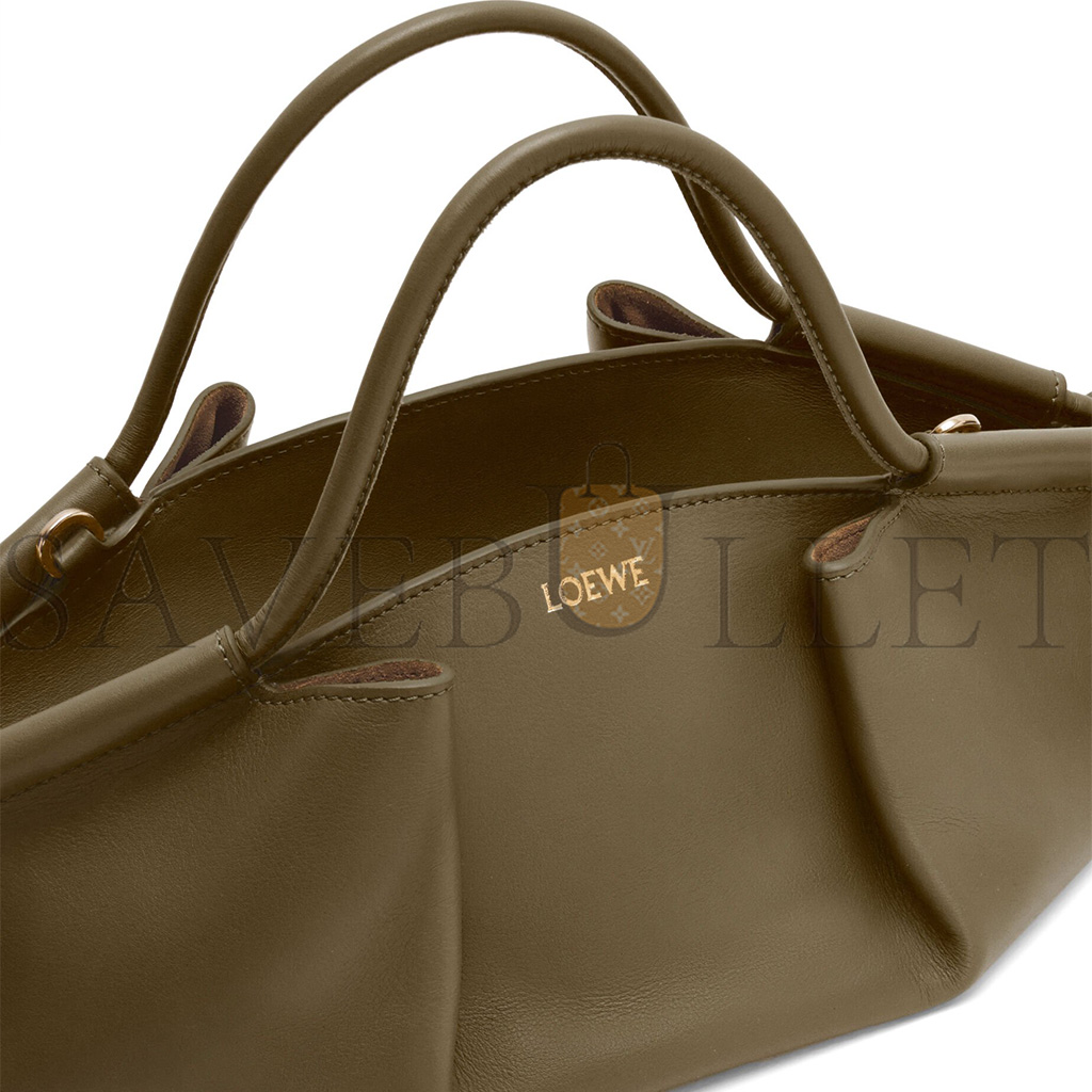 LOEWE SMALL PASEO BAG IN SHINY NAPPA CALFSKIN A709P48X02 (35*21*11.5cm)